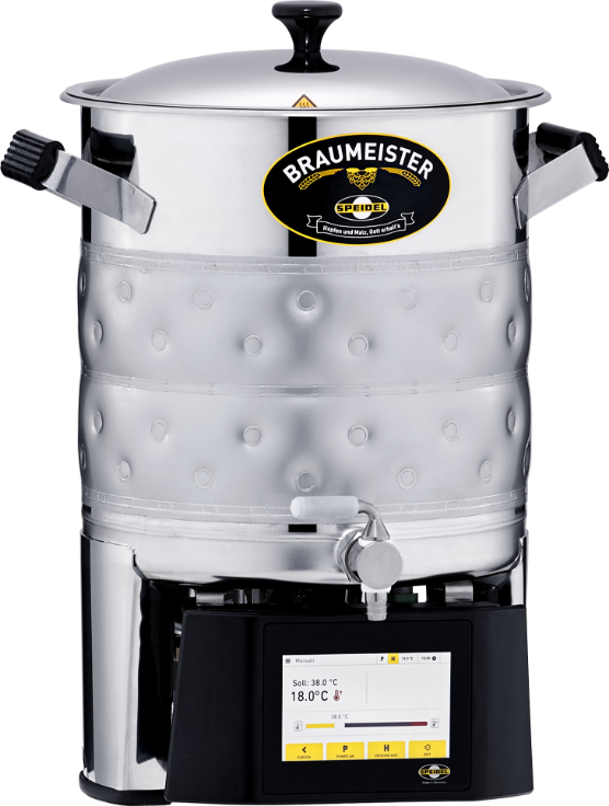 The new Braumeister 10-litres with lid